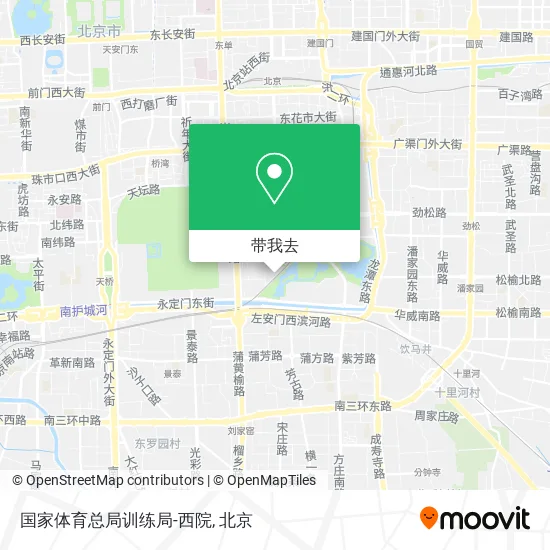 国家体育总局训练局-西院地图