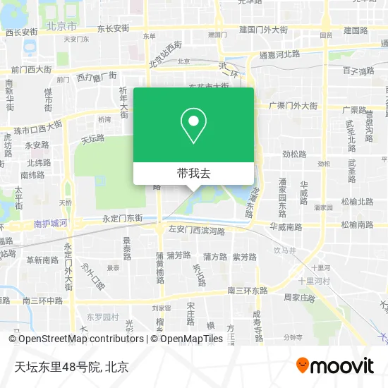 天坛东里48号院地图