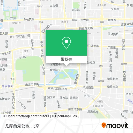 龙潭西湖公园地图