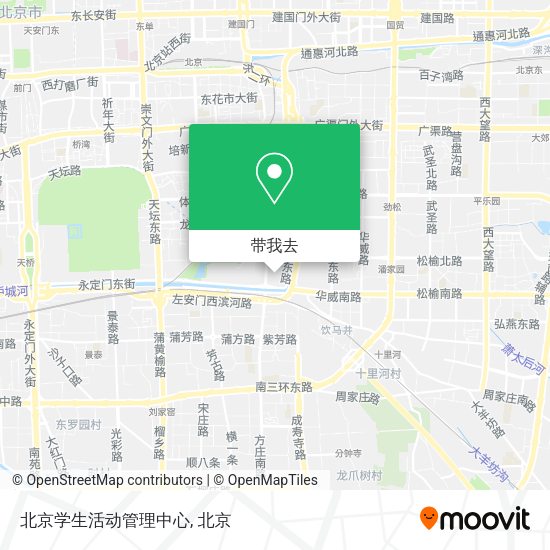 北京学生活动管理中心地图