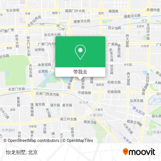 怡龙别墅地图
