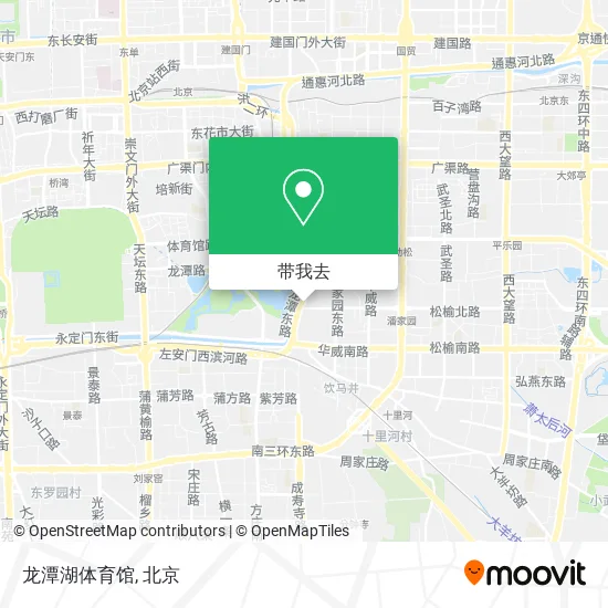 龙潭湖体育馆地图