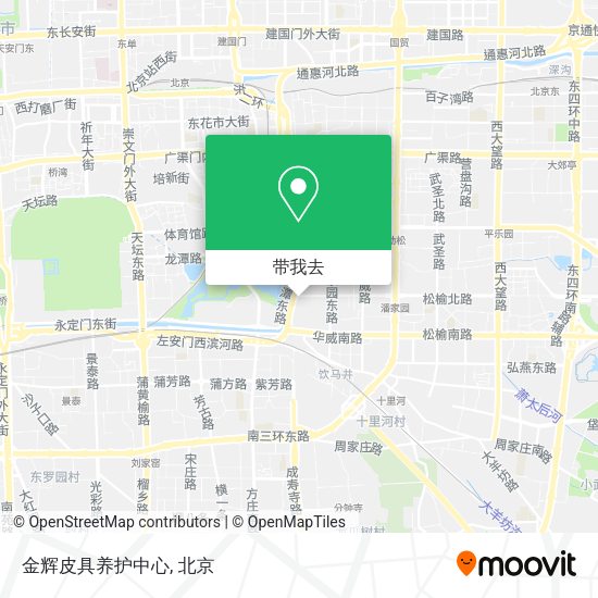 金辉皮具养护中心地图
