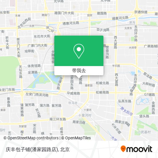 庆丰包子铺(潘家园路店)地图