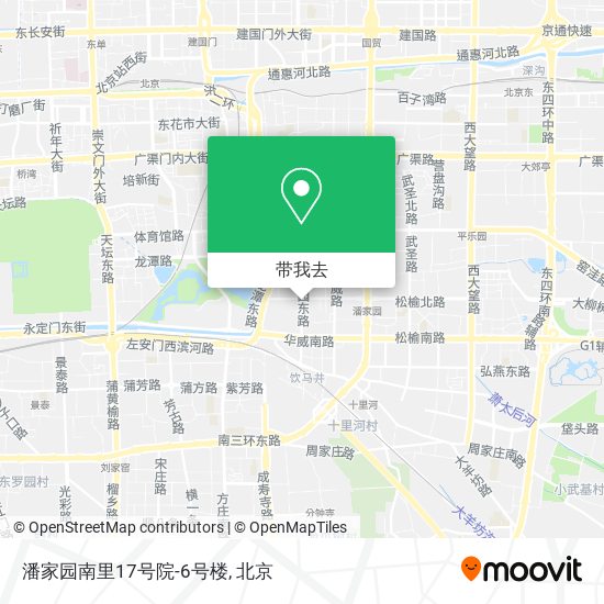 潘家园南里17号院-6号楼地图
