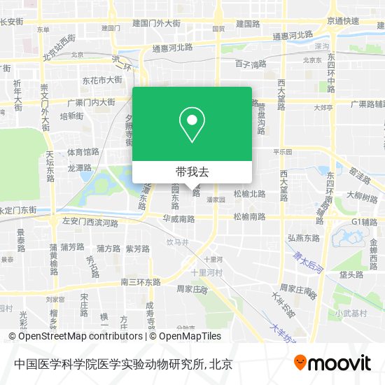 中国医学科学院医学实验动物研究所地图