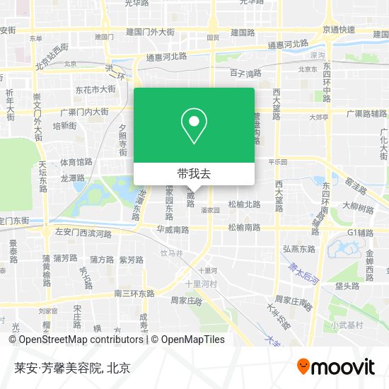 莱安·芳馨美容院地图