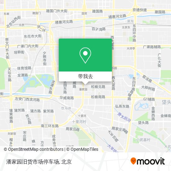 潘家园旧货市场停车场地图