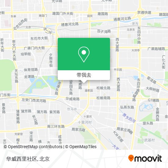 华威西里社区地图