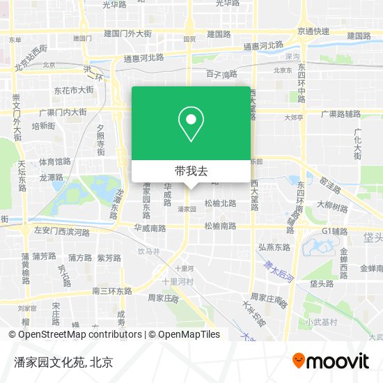 潘家园文化苑地图