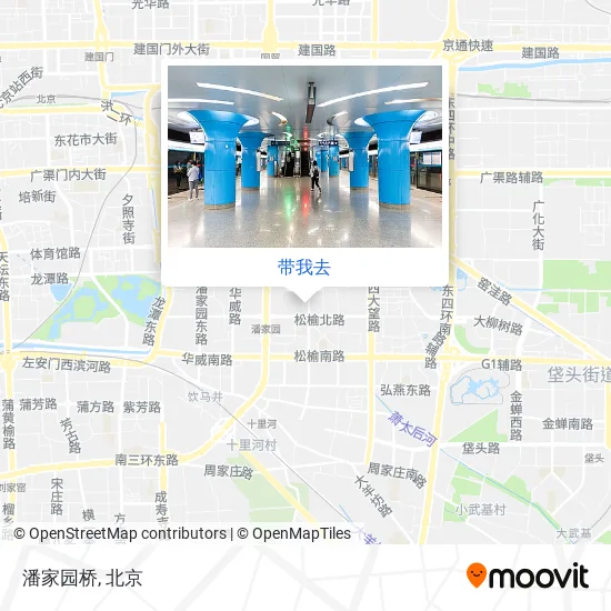 潘家园桥地图