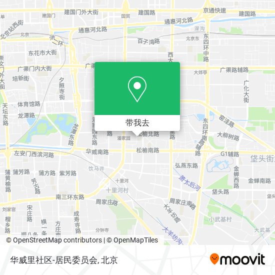 华威里社区-居民委员会地图