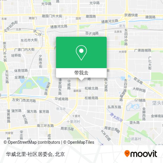 华威北里-社区居委会地图