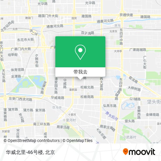 华威北里-46号楼地图