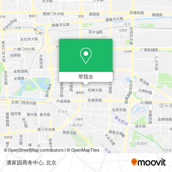 潘家园商务中心地图