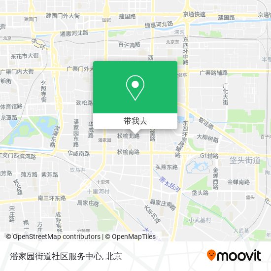 潘家园街道社区服务中心地图