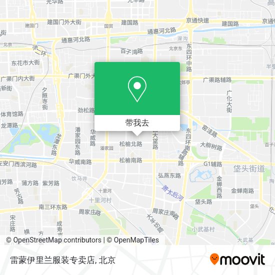 雷蒙伊里兰服装专卖店地图