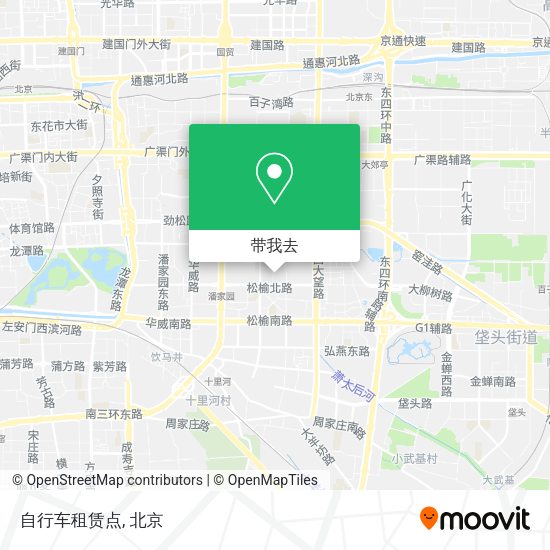自行车租赁点地图