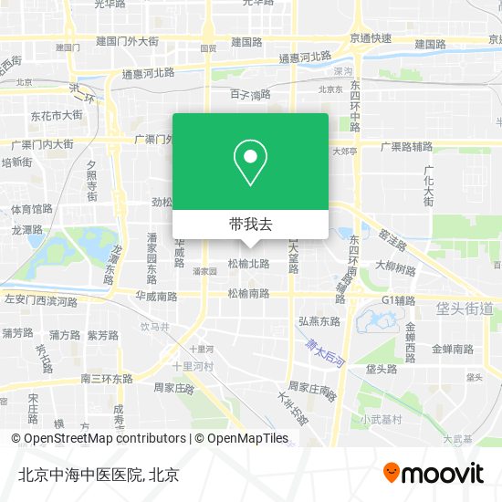 北京中海中医医院地图