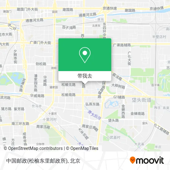 中国邮政(松榆东里邮政所)地图