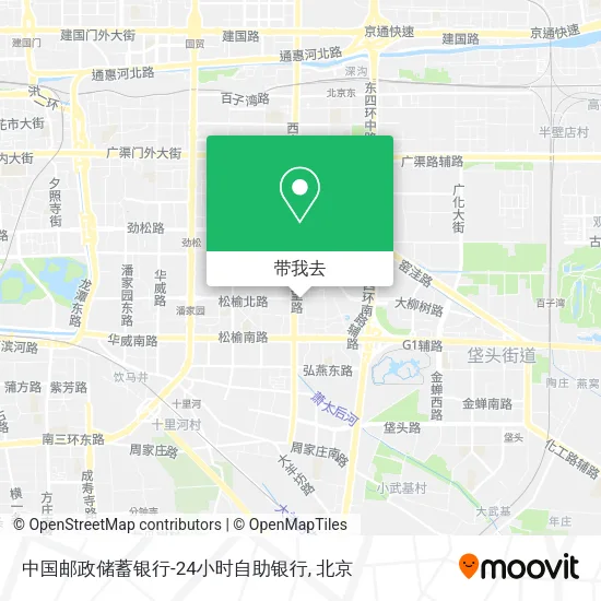 中国邮政储蓄银行-24小时自助银行地图