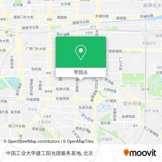 中国工业大学建工阳光团服务基地地图