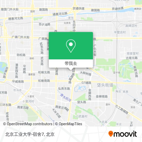 北京工业大学-宿舍7地图