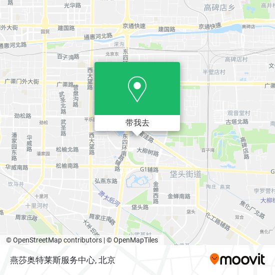 燕莎奥特莱斯服务中心地图