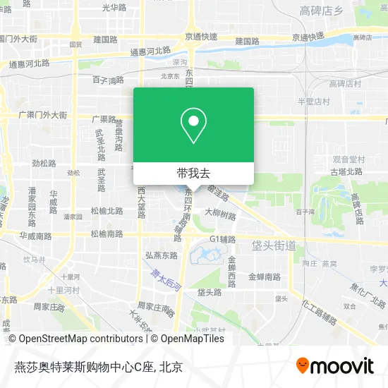 燕莎奥特莱斯购物中心C座地图