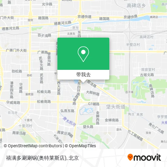禧满多涮涮锅(奥特莱斯店)地图