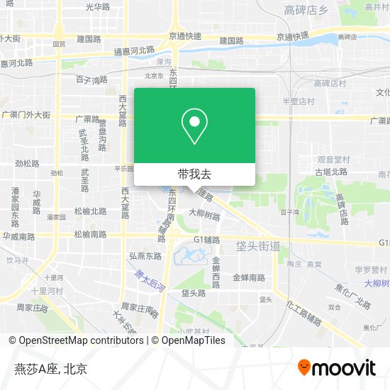 燕莎A座地图