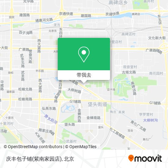 庆丰包子铺(紫南家园店)地图