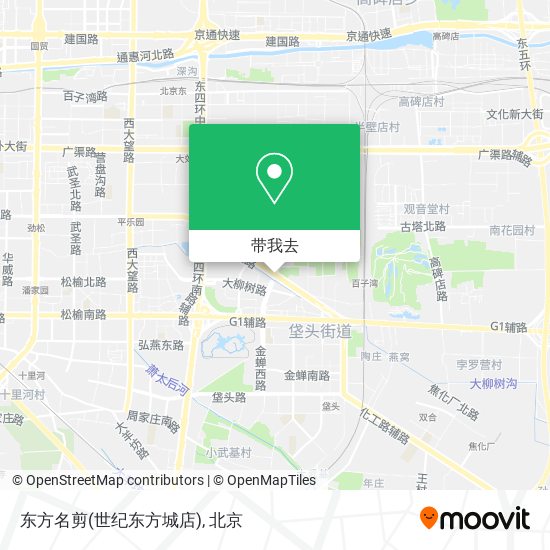 东方名剪(世纪东方城店)地图