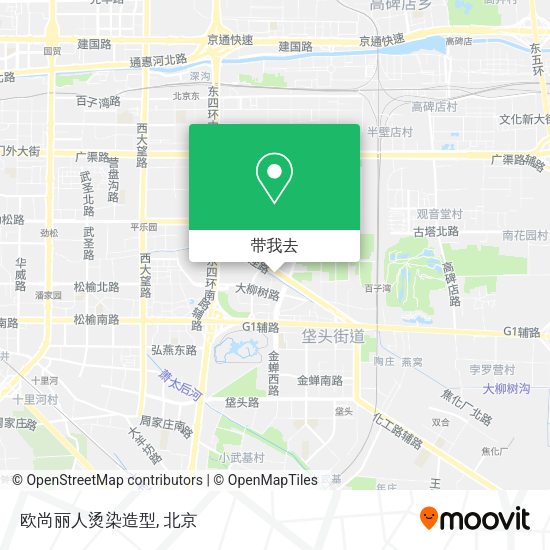 欧尚丽人烫染造型地图