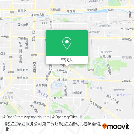 靓宝宝家庭服务公司第二分店靓宝宝婴幼儿游泳会馆地图