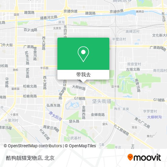 酷狗靓猫宠物店地图
