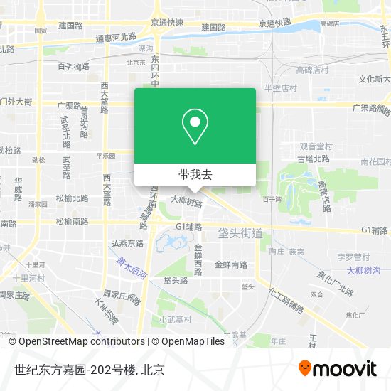 世纪东方嘉园-202号楼地图