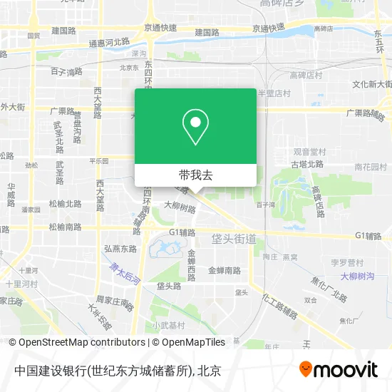 中国建设银行(世纪东方城储蓄所)地图