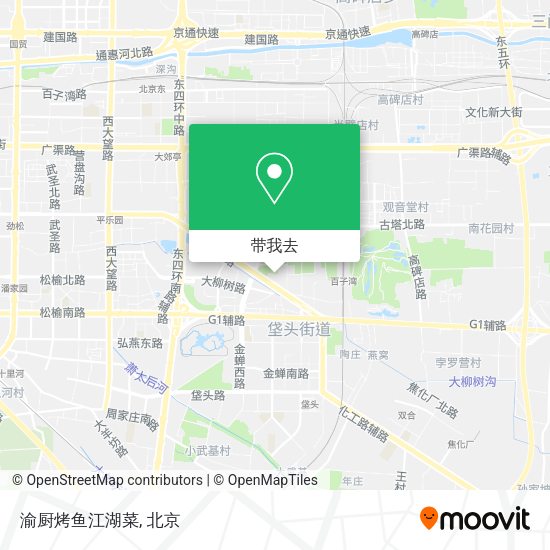渝厨烤鱼江湖菜地图