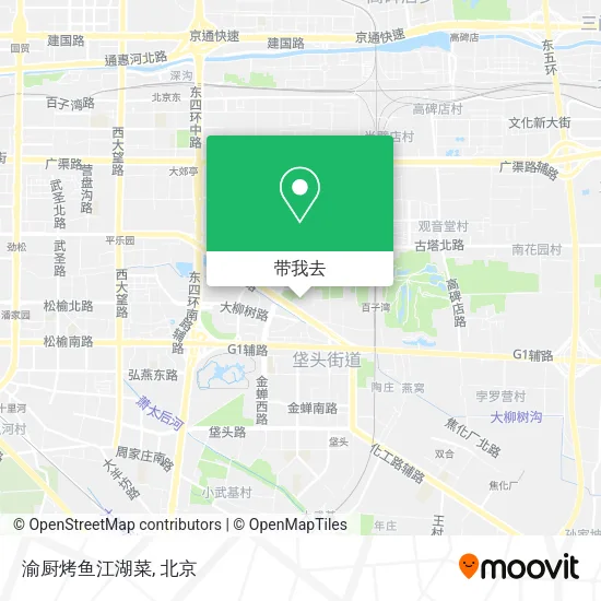 渝厨烤鱼江湖菜地图