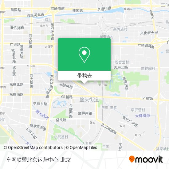 车网联盟北京运营中心地图