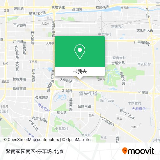 紫南家园南区-停车场地图