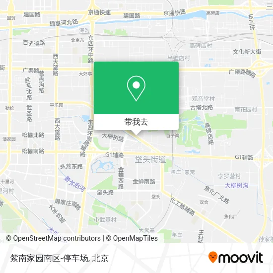 紫南家园南区-停车场地图