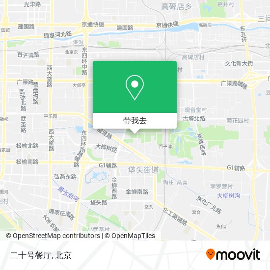 二十号餐厅地图