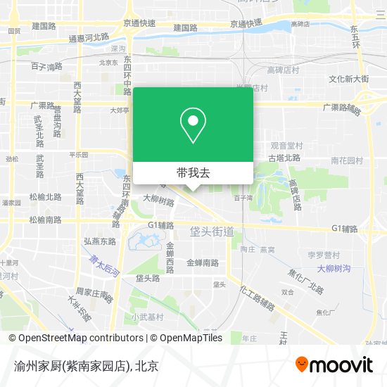 渝州家厨(紫南家园店)地图