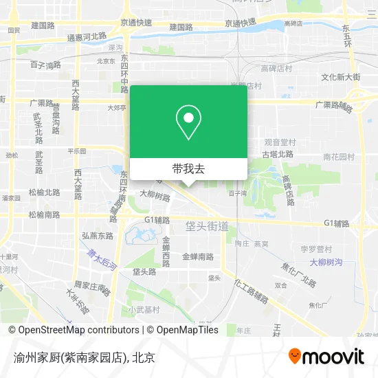 渝州家厨(紫南家园店)地图