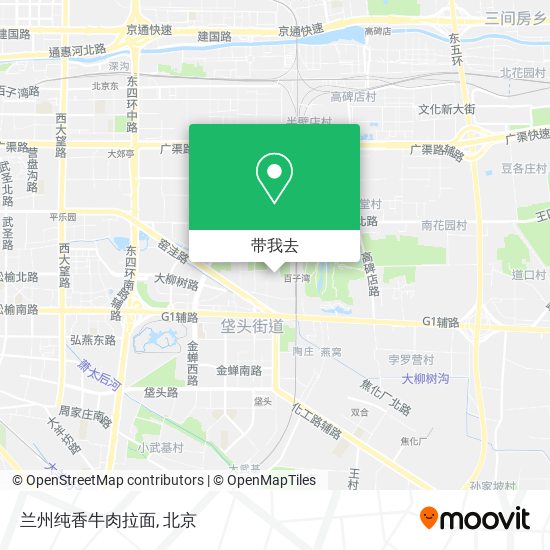 兰州纯香牛肉拉面地图