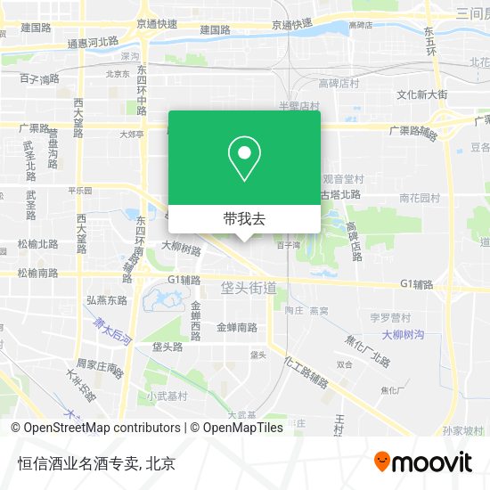 恒信酒业名酒专卖地图