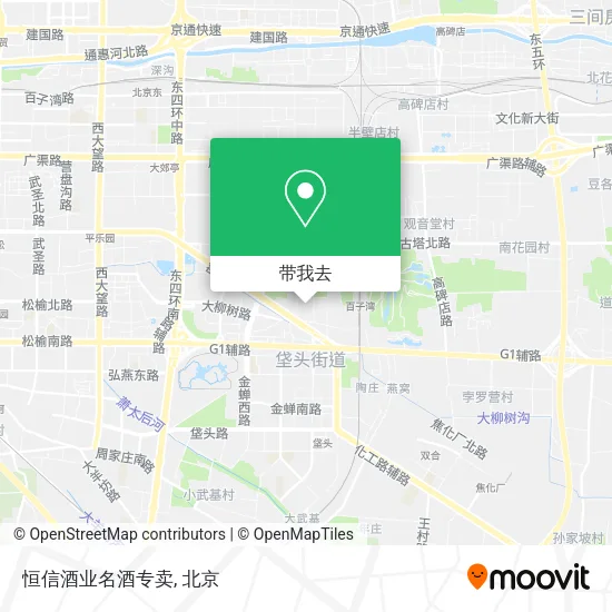 恒信酒业名酒专卖地图
