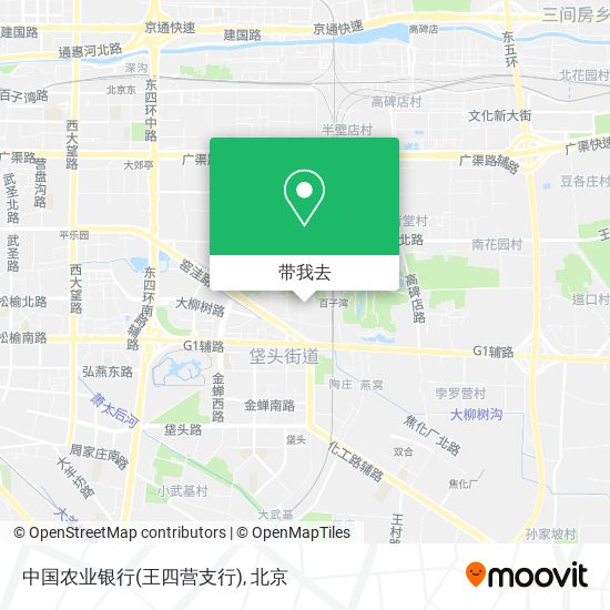 中国农业银行(王四营支行)地图